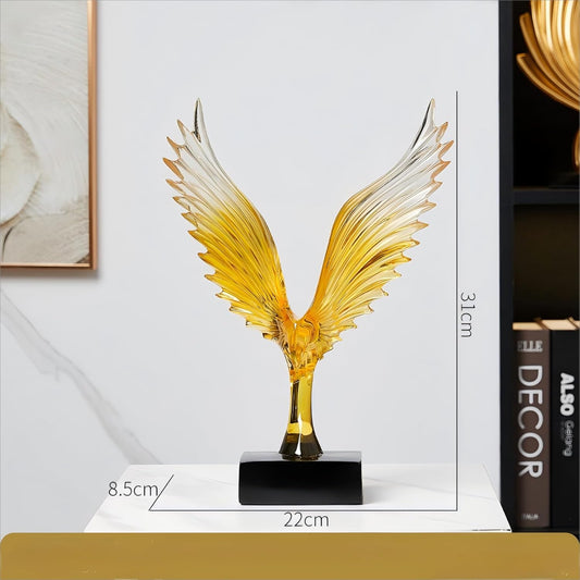 OMELPIS Resin Statue Creative Abstract Art Eagle