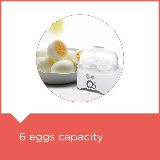 BLACK+DECKER Egg Cooker with 7-Egg Rack