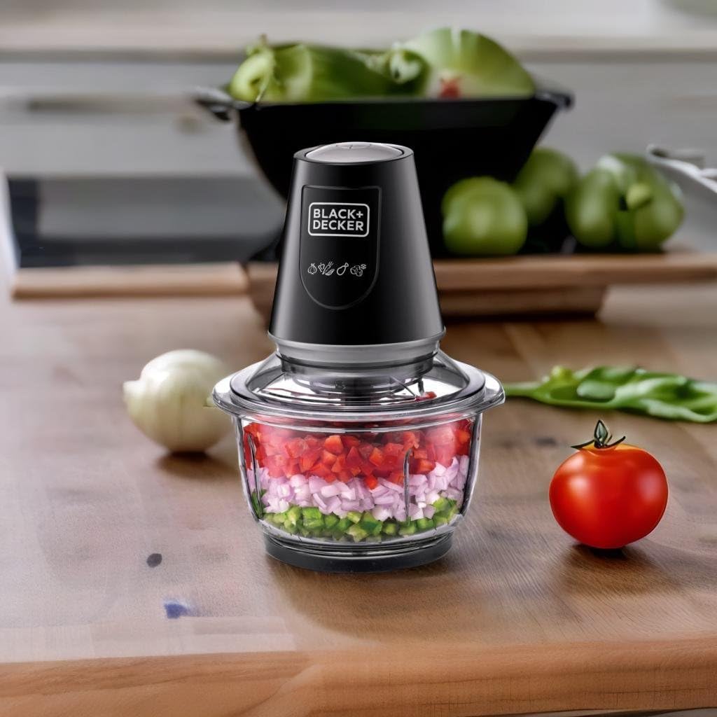 BLACK+DECKER Multi-Function Glass Chopper & Mincer