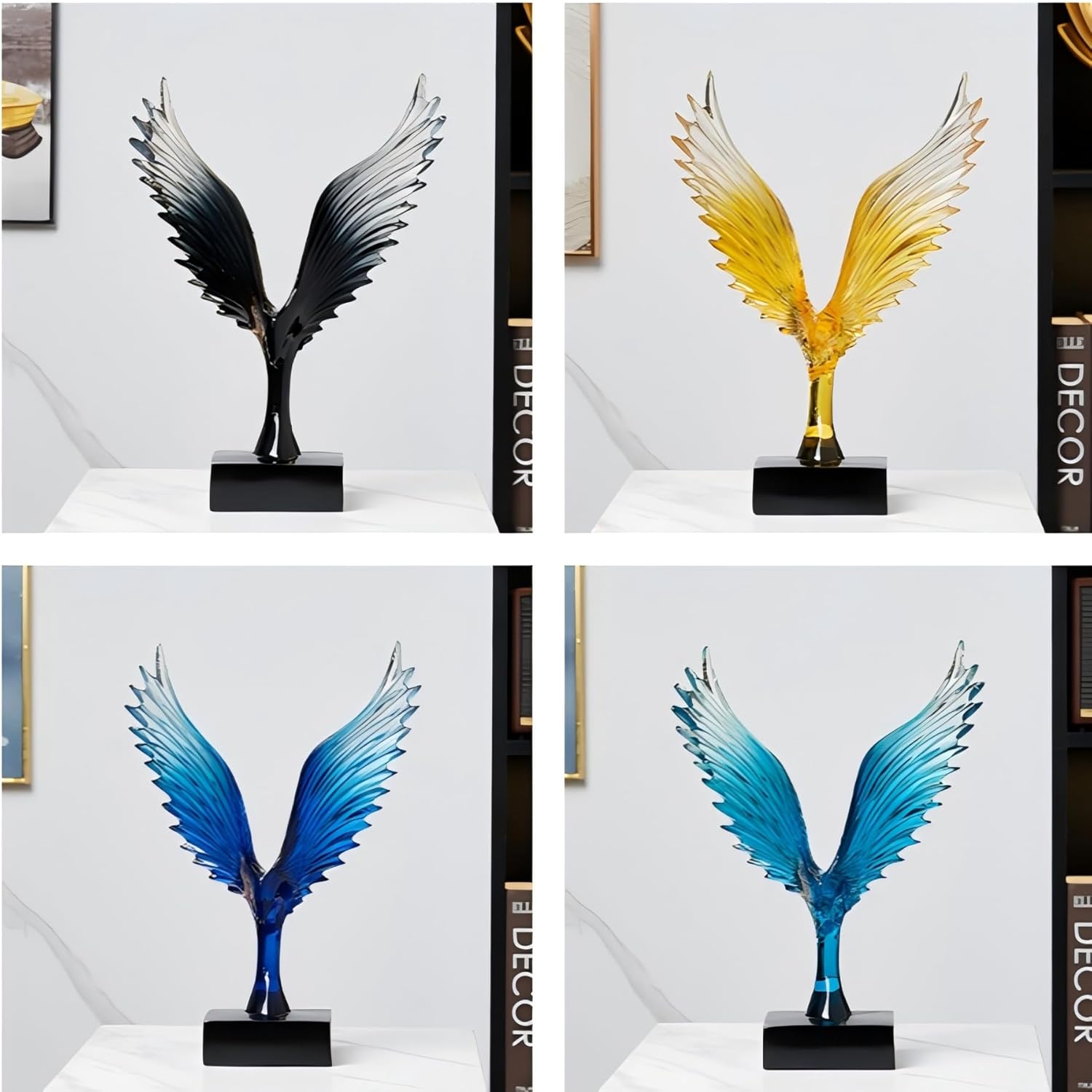 OMELPIS Resin Statue Creative Abstract Art Eagle