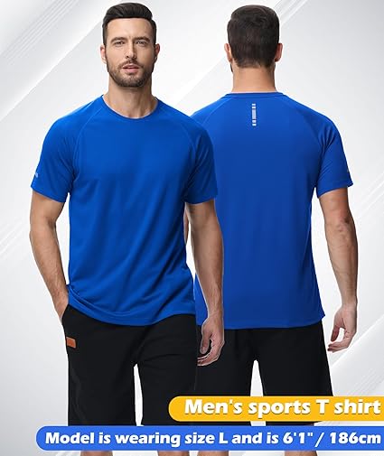 Zoofly Men's Sports T Shirt 3 Pack