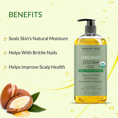 Majestic Pure Organic Jojoba Oil