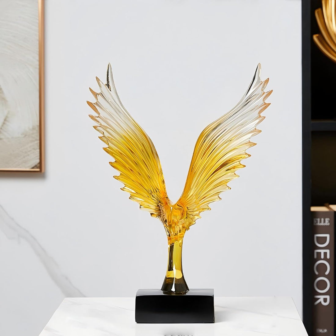 OMELPIS Resin Statue Creative Abstract Art Eagle