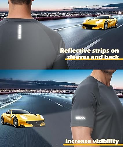 Zoofly Men's Sports T Shirt 3 Pack