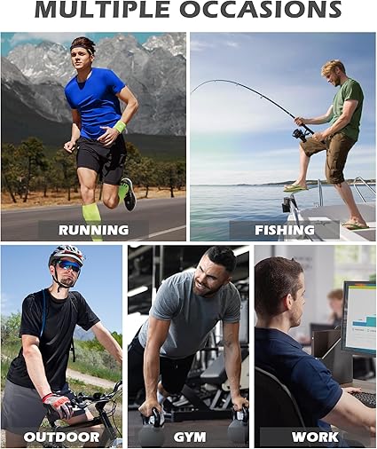 Zoofly Men's Sports T Shirt 3 Pack